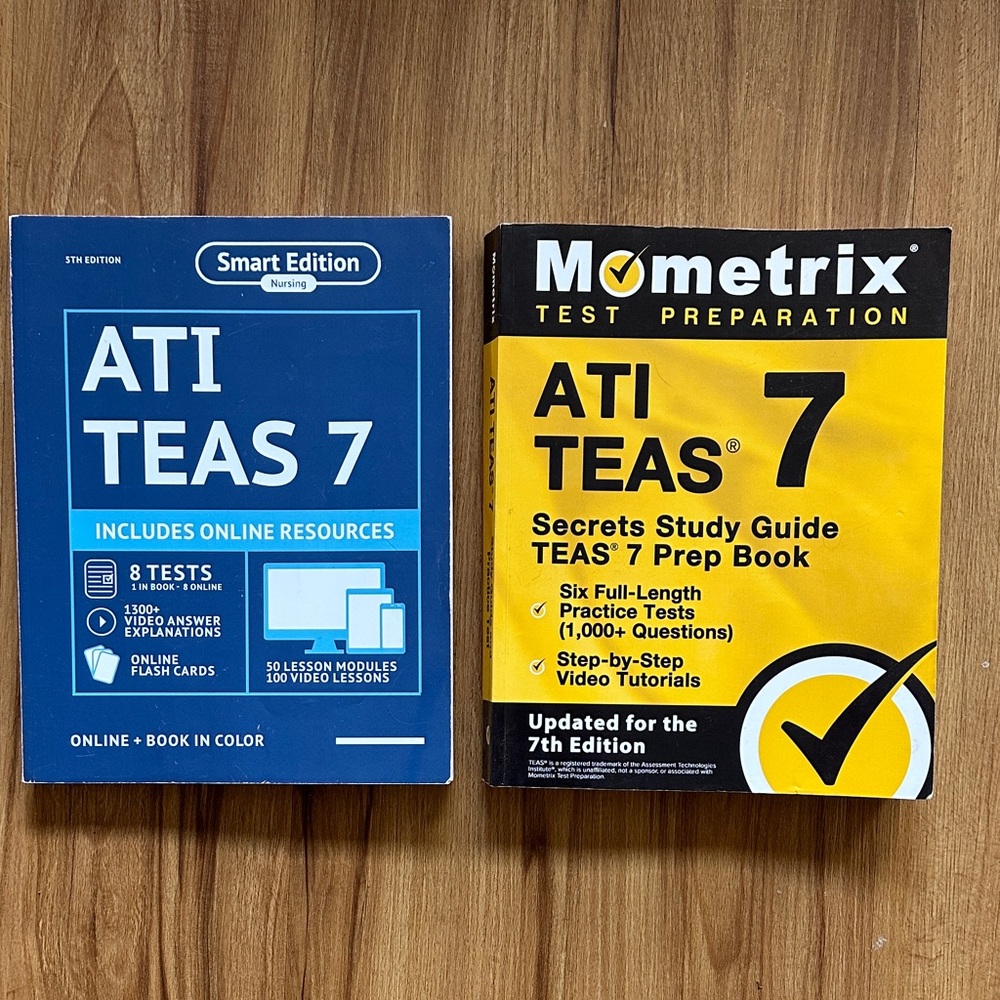 ATI TEAS 7 Prep Books Set
